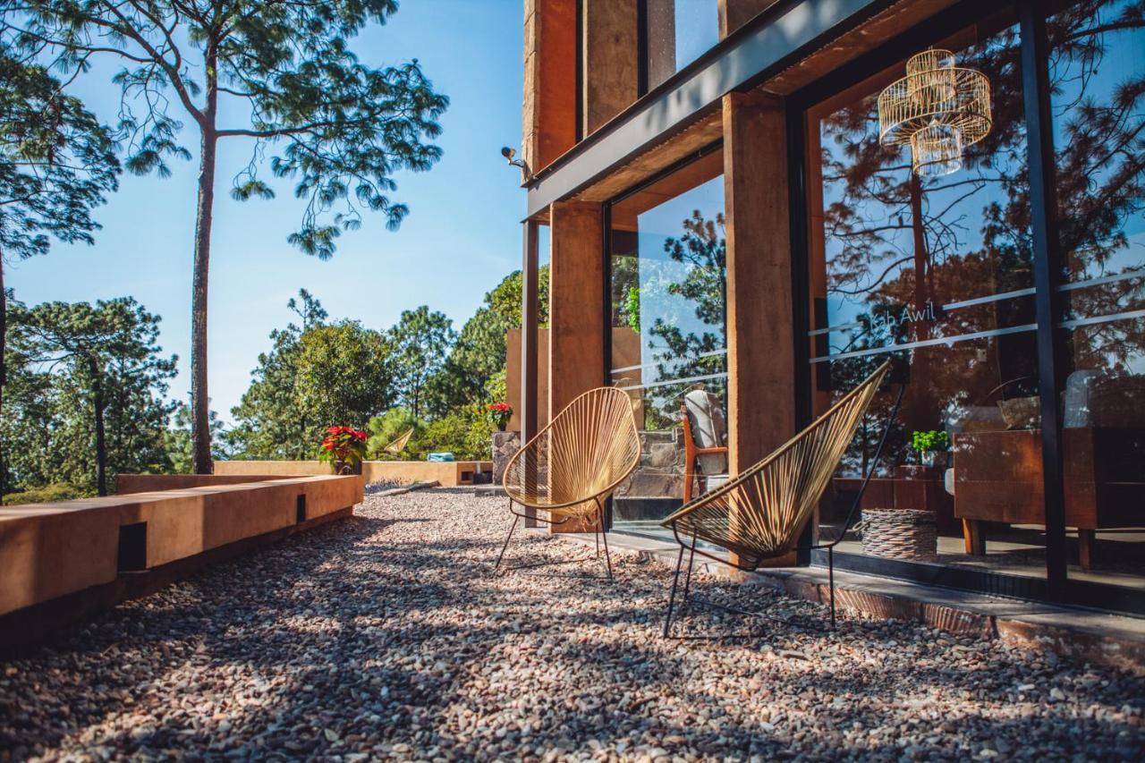 Cabaña de lujo moderna con Alberca climatizada Mazamitla bosque 2 Villa Exterior foto