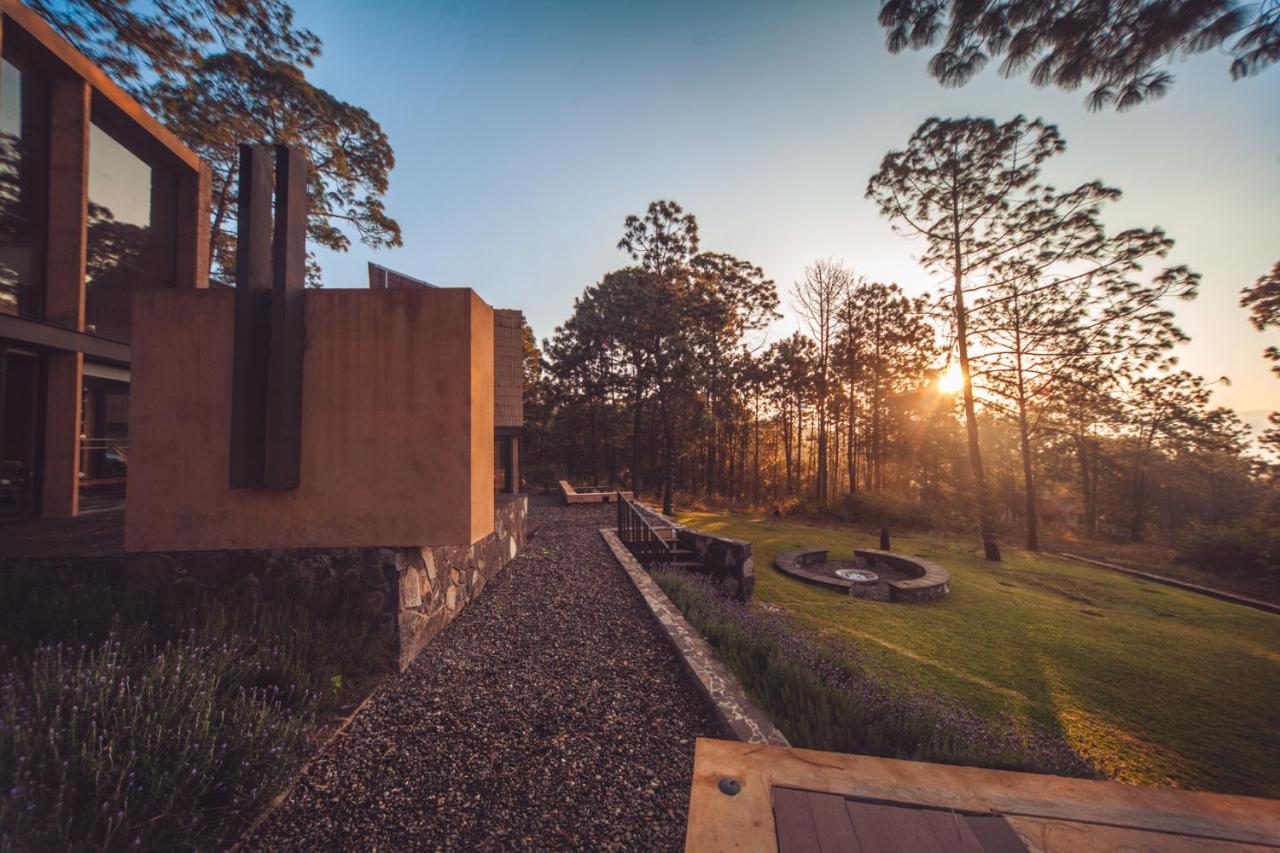 Cabaña de lujo moderna con Alberca climatizada Mazamitla bosque 2 Villa Exterior foto