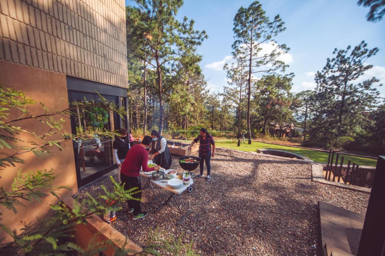 Cabaña de lujo moderna con Alberca climatizada Mazamitla bosque 2 Villa Exterior foto